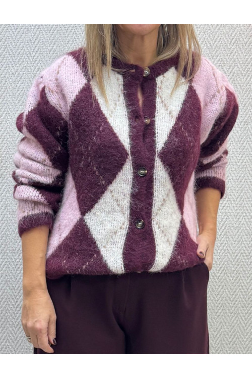Cardigan rombos