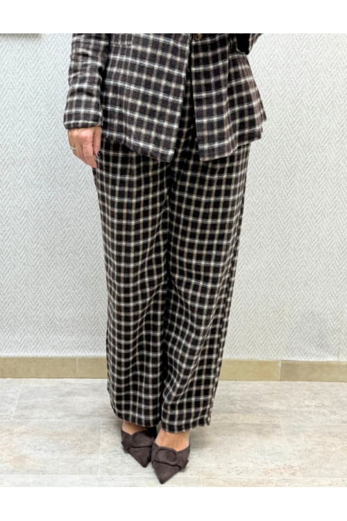 Pantalón paño cuadros