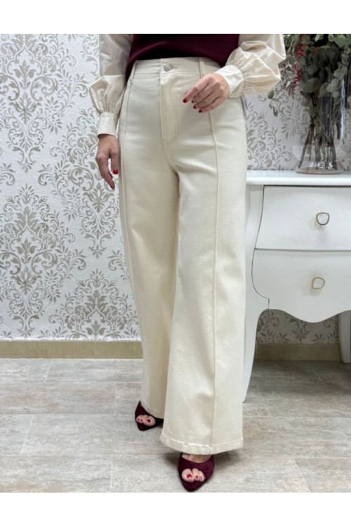 Vaquero crudo costura