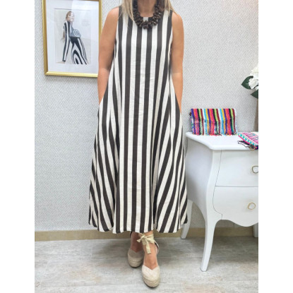 Vestido circus lino