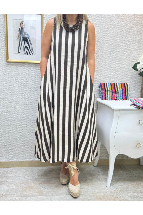 Vestido circus lino