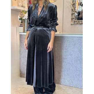 Kimono terciopelo hombrera