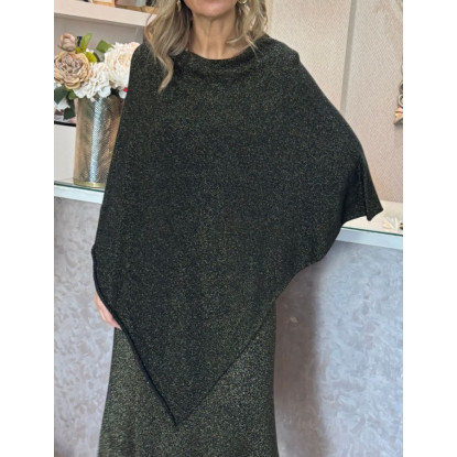 Poncho pico lurex hu