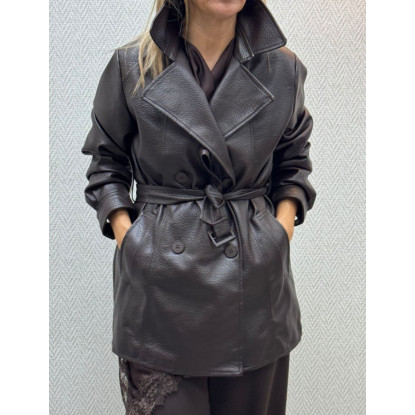 Gabardina piel choco Gabardina piel choco