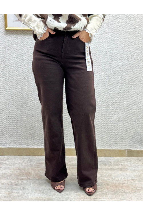 Vaquero beige wide leg