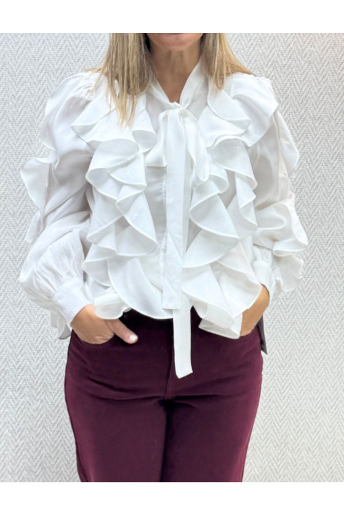 Camisa chorreras especial