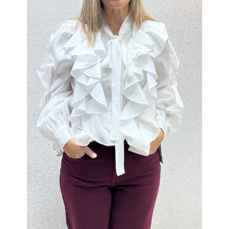 Camisa chorreras especial