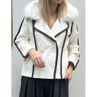 Abrigo pelo nerjas beige