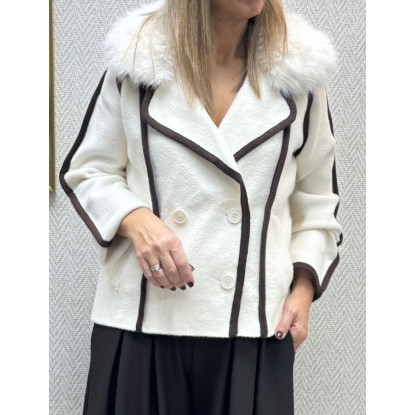 Abrigo pelo nerjas beige