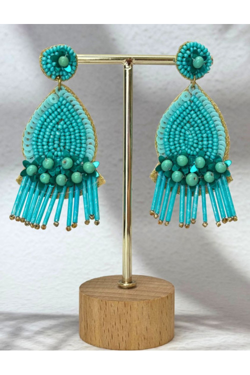 Pendientes turquesa
