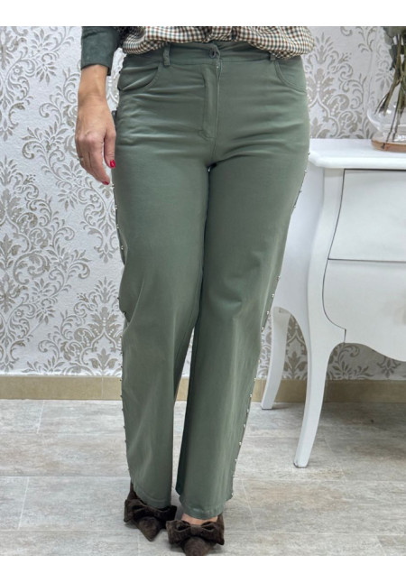 vaquero tachas verde estrella