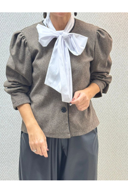 Chaqueta paño botones