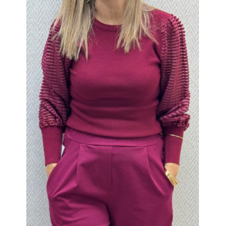 Jersey manga globo rayas