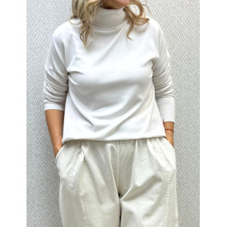 Jersey cuello vuelta over