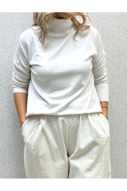 Jersey cuello vuelta over