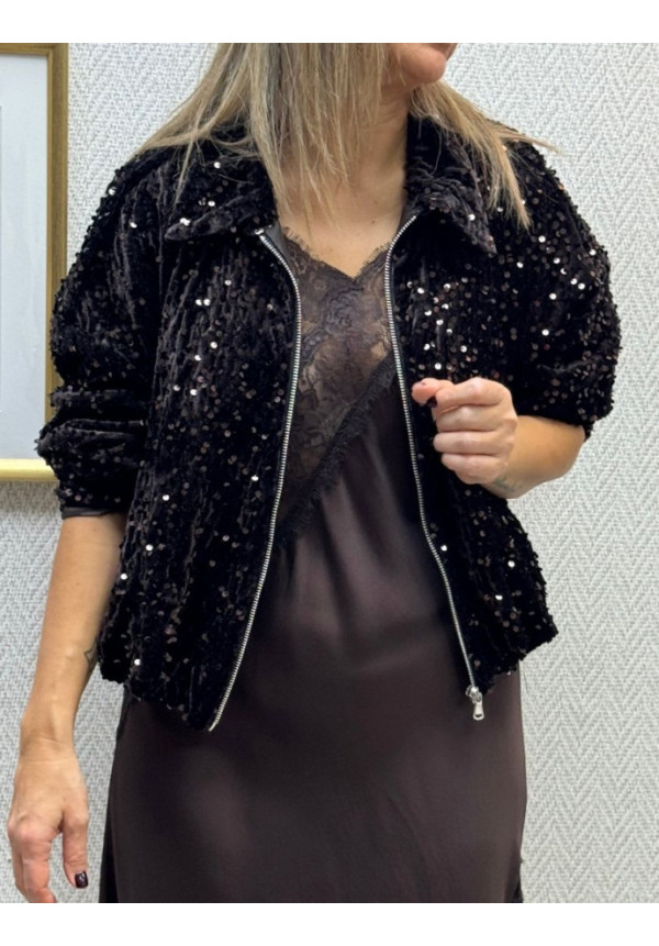 Bomber lentejuelas