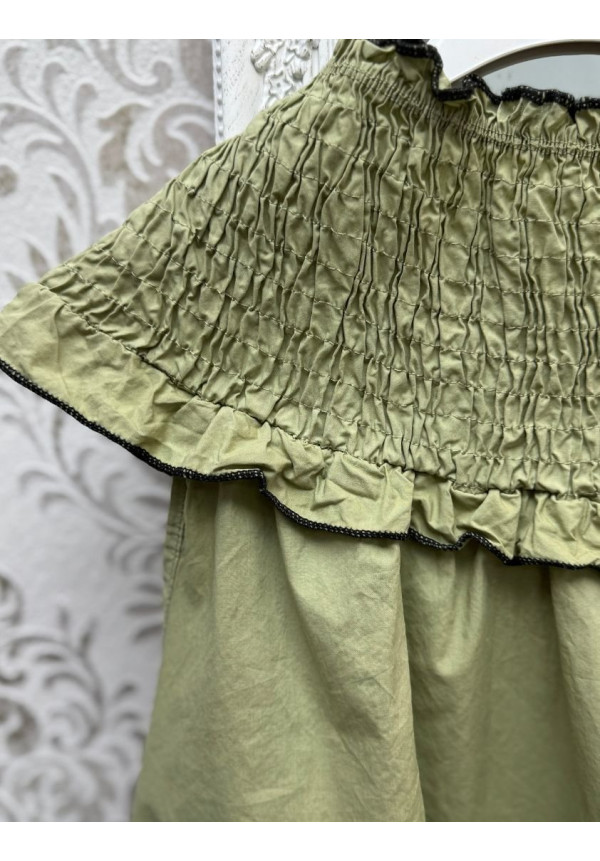 Blusa babero fruncido colors