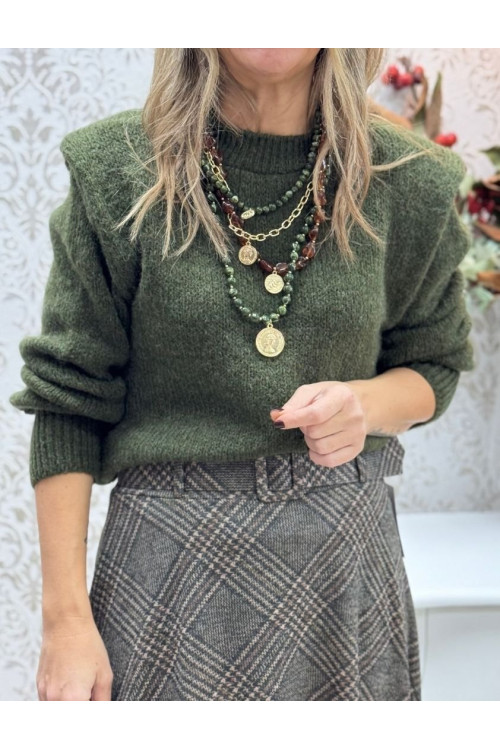 Jersey punto hombreras