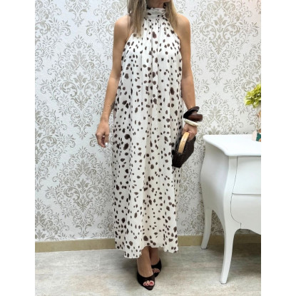 Vestido halter manchas