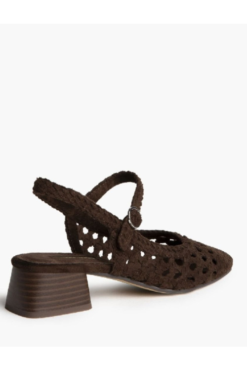 Mery Jane choco trenzado