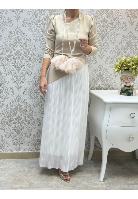 Vestido Catherine plisado 