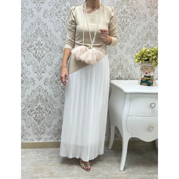 Vestido Catherine plisado 