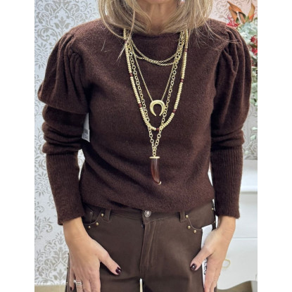 jersey basic rizado hombro