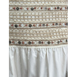 Falda Azteca beige