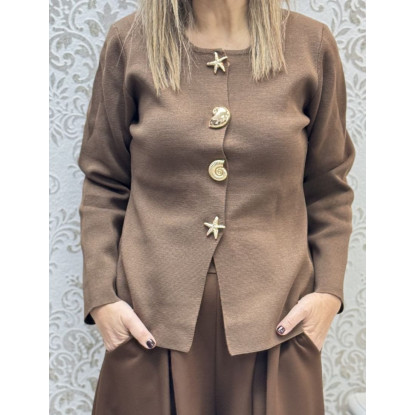 Chaqueta choco conchas Chaqueta choco conchas