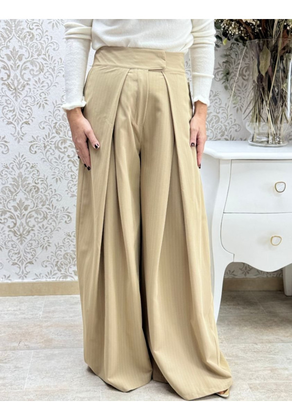 Pant palazzo diplomatic camel
