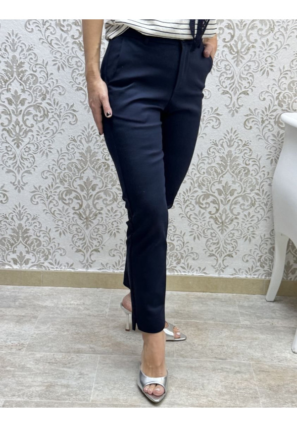 pantalon chino pitillo marino