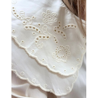 Camisa babero brocado