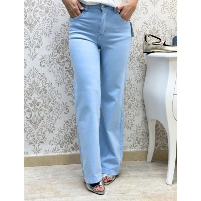 Vaquero celeste recto 