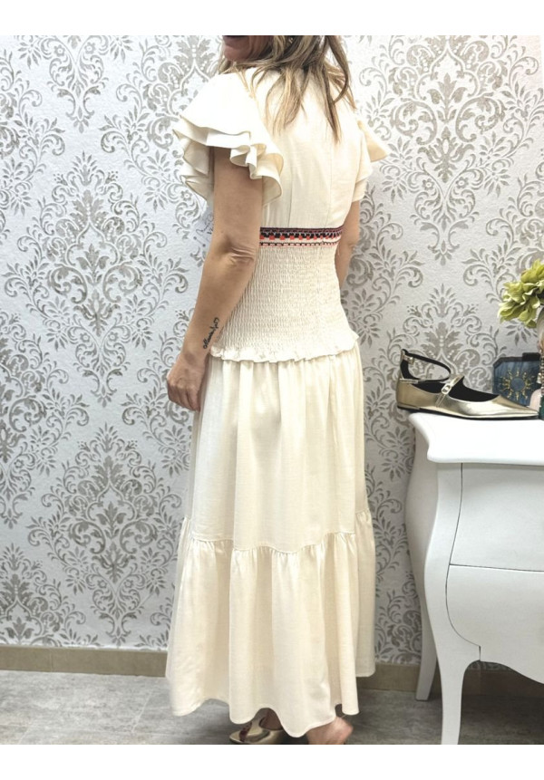 Vestido bordado Perú