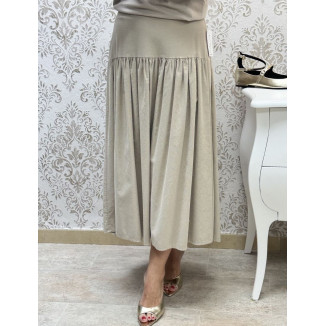 Falda pana fina canesú 