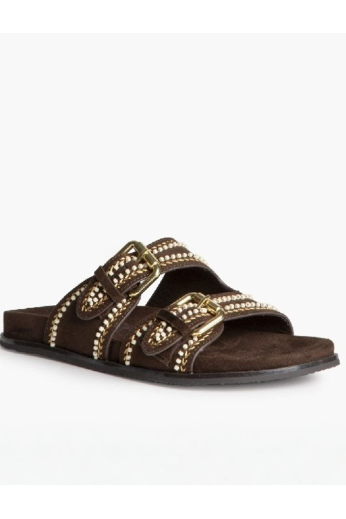 Sandalia tiras Mikonos choco