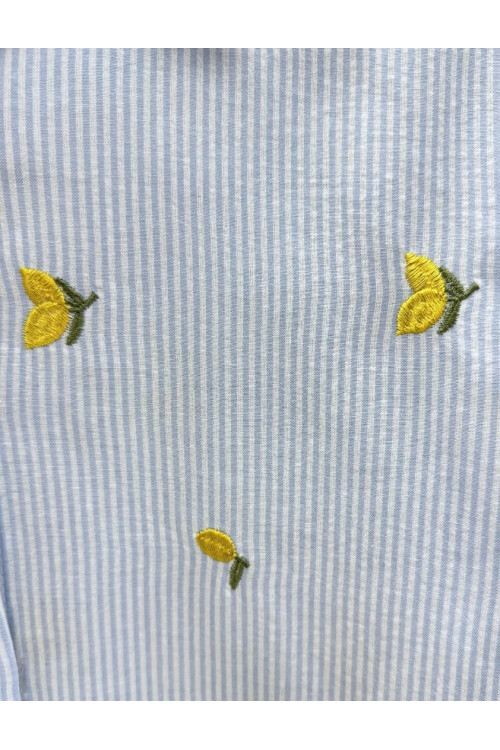 Camisa limones celeste