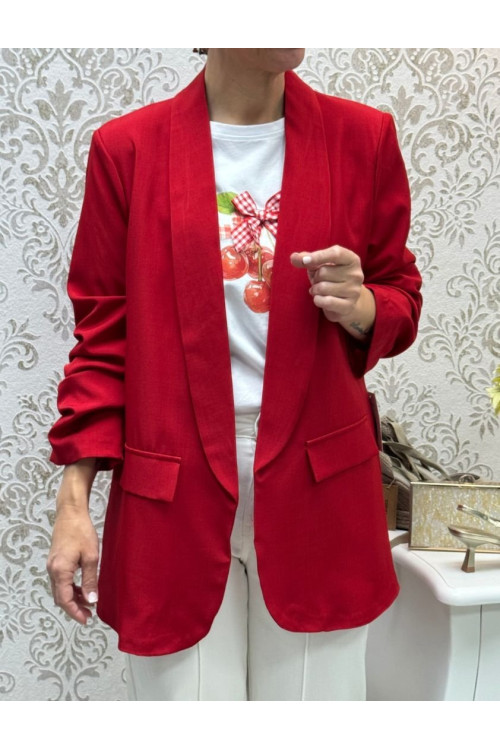 Blazer manga fruncida colors