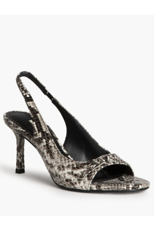 Sandalia tacón serpiente