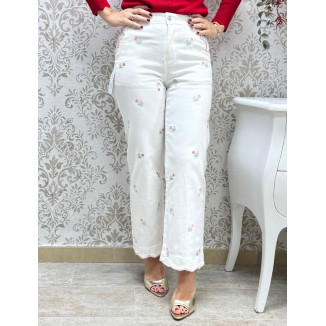 Vaquero tulipanes blanco