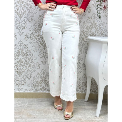 Vaquero tulipanes blanco