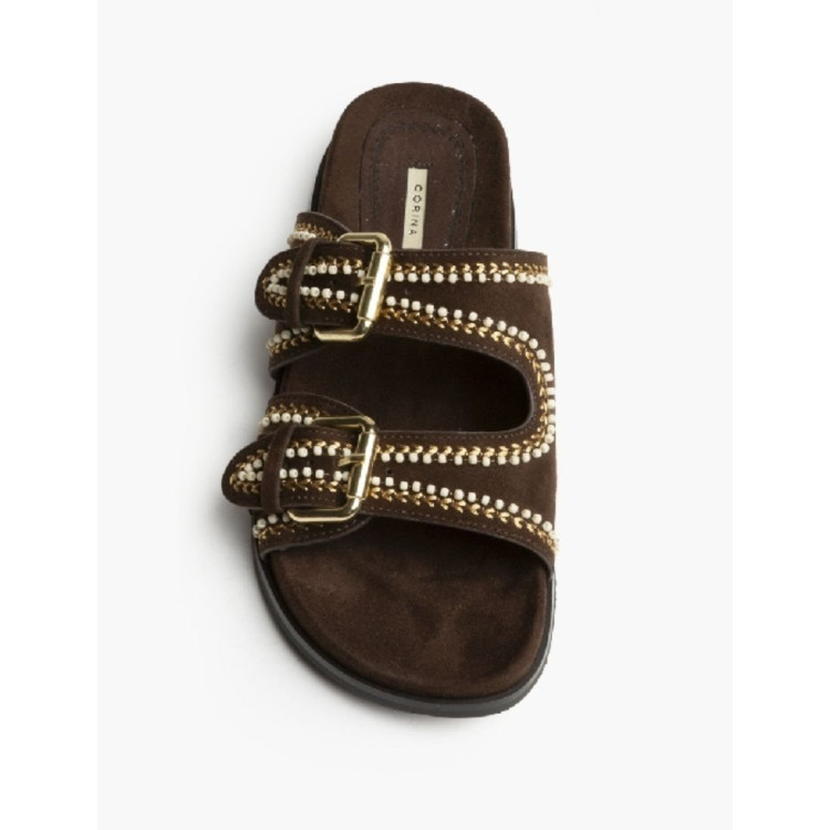 Sandalia tiras Mikonos choco