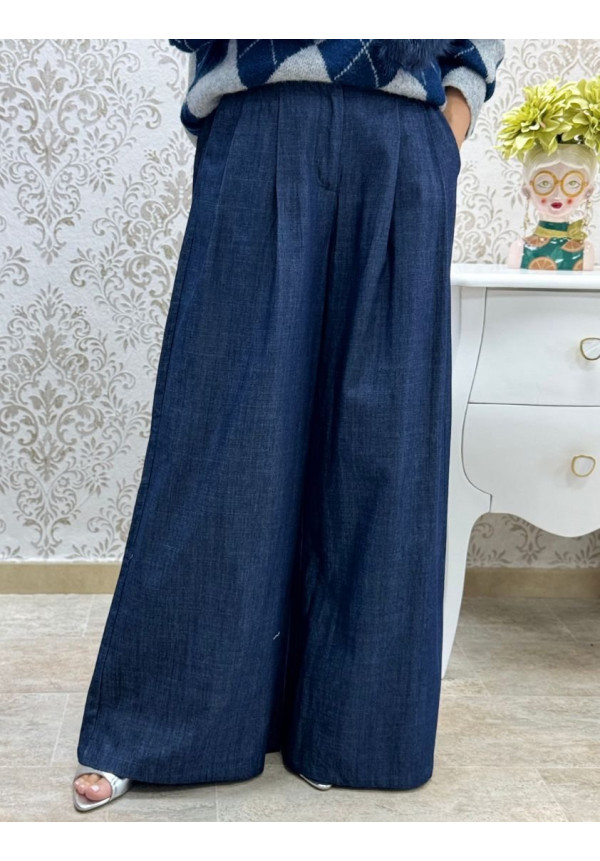 palazzo studio denim