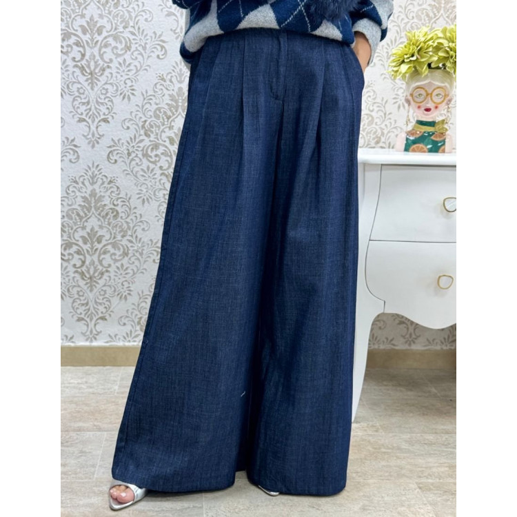 palazzo studio denim