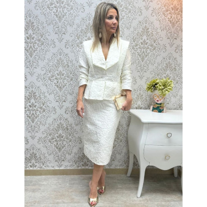 Falda Leticia vainilla