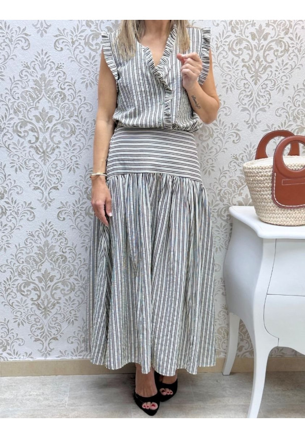 Conjunto Cassandra rayas