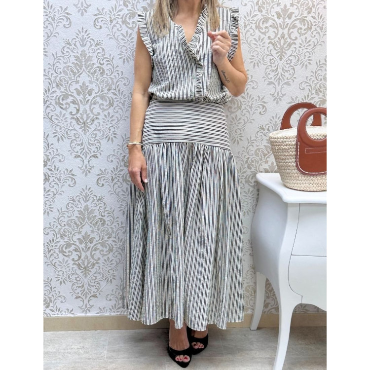 Conjunto Cassandra rayas