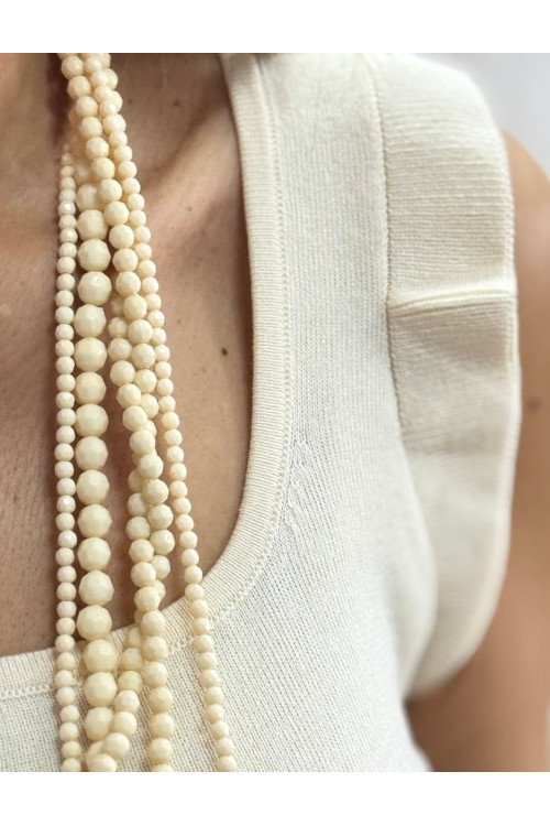 Top punto sisa encaje