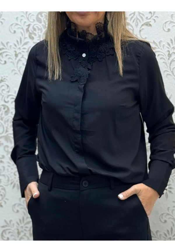 Camisa Adams negra