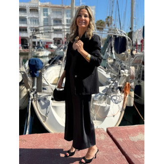 Blazer básica negra